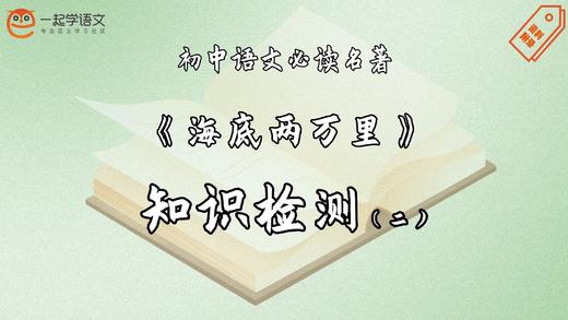 《海底两万里》知识检测（二） 商品图0