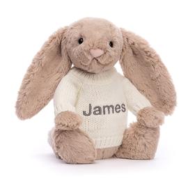 Jellycat 前“兔”无量 兔年来一个招牌邦尼兔！定制中号12英寸 衣服绣字款