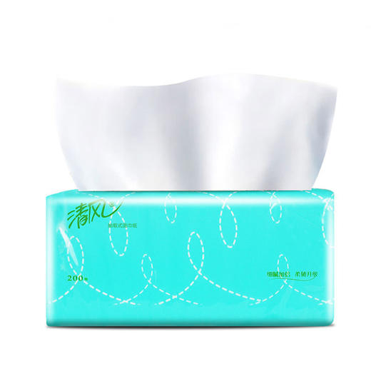 清风婴儿用抽纸3包  2层200抽/包 卫生纸 餐巾纸 纸巾 商品图3