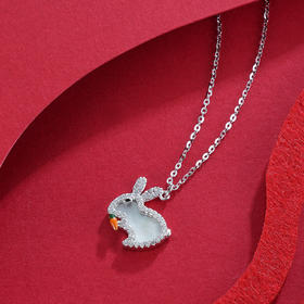 子佩集S925银【萝卜兔】套链项链【YX03576】2301