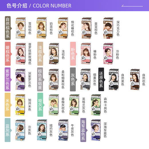 KAO花王泡沫染发膏染发剂100ml植物泡泡染多色家用 商品图1