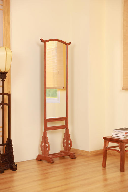 红桥红  家具严选  缅甸花梨（大果紫檀）  【177如意试衣镜】 商品图2
