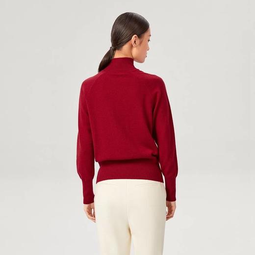 OVV  秋冬新款羊绒高领罗纹针织衫 商品图2