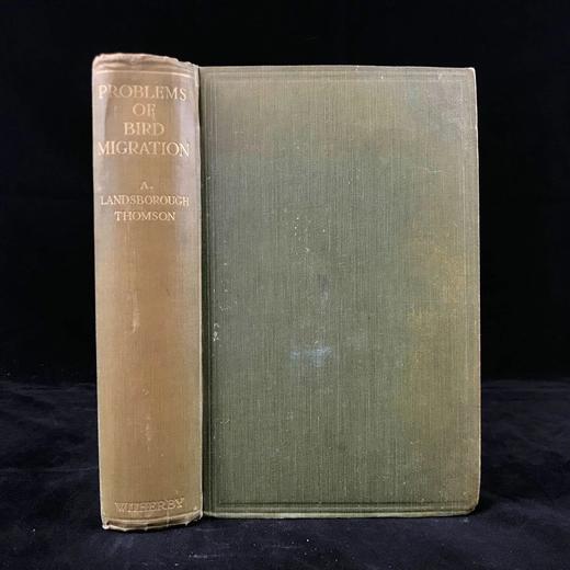 含藏书票！1926年 鸟类迁徙问题 10幅地图 漆布精装大32开 商品图0