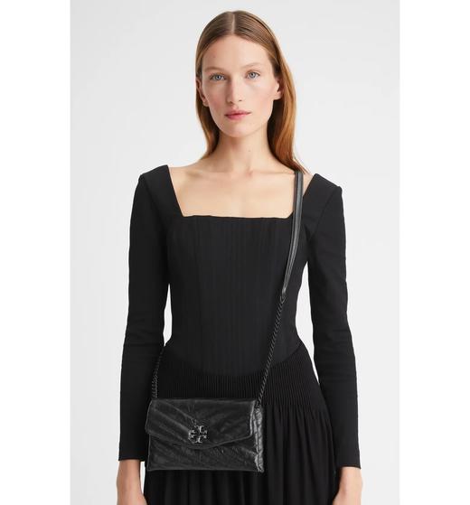 Tory burch Kira真皮钻扣 低调奢华斜挎包 专柜款 新年好折只要￥2850直邮到手 商品图4