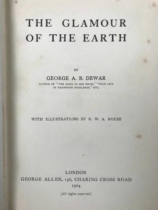 含藏书票！1904年 地球的魅力 14幅插图 漆布精装32开 商品图3