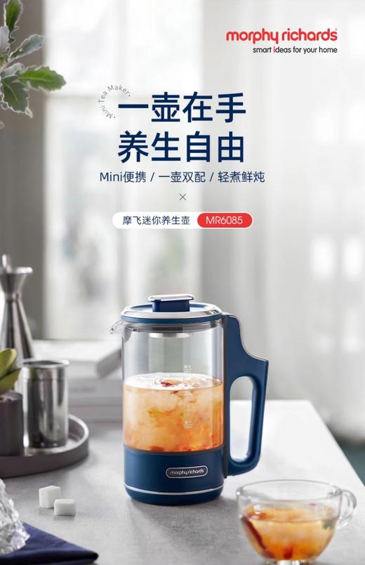 【6F】摩飞mini办公养生壶多功能煮茶器MR6085 商品图0