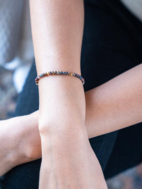 CAPSULE | Clouds Bracelet – Pietersite  [ 彼得石 单层原石串珠手链 ]