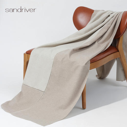 撞色拼接大毯子 SJF95P701B 商品图0