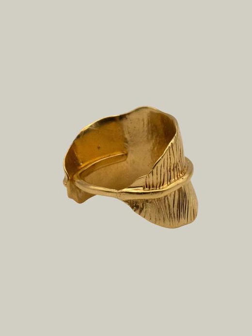 OKRA | Banana leaf Ring 香蕉叶  [开口戒指] 商品图6