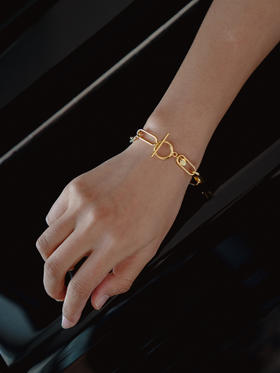 CAPSULE | Clouds chunky chain bracelet [ 金色粗链条手链 ]