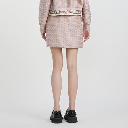 谜底短款半身裙女2023春季新款高腰时尚包臀裙修身短裙231MB0063 商品图2