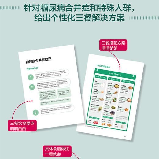 糖尿病吃好一天三顿饭 商品图4