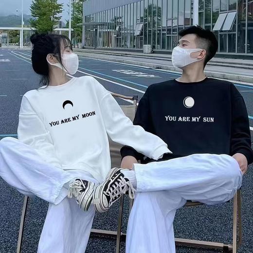 【爆款捡漏】【YW】无忧购”早春预售款“情侣圆领毛圈美式潮流印花卫衣（早春预售款年后发货)25年清仓捡漏 商品图7