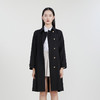 谜底单排扣长款风衣女23春新款简约纯色通勤外套配腰带231ME0140 商品缩略图0