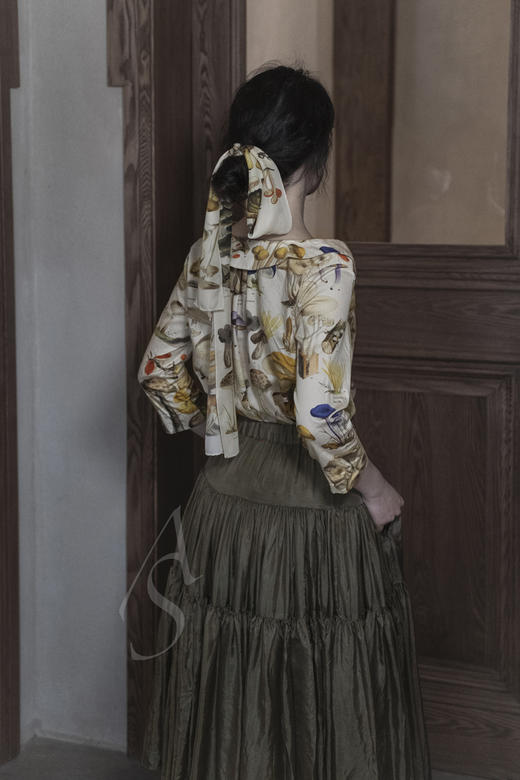 Paul Harnden 蘑菇印花彼得潘领衬衫 商品图3