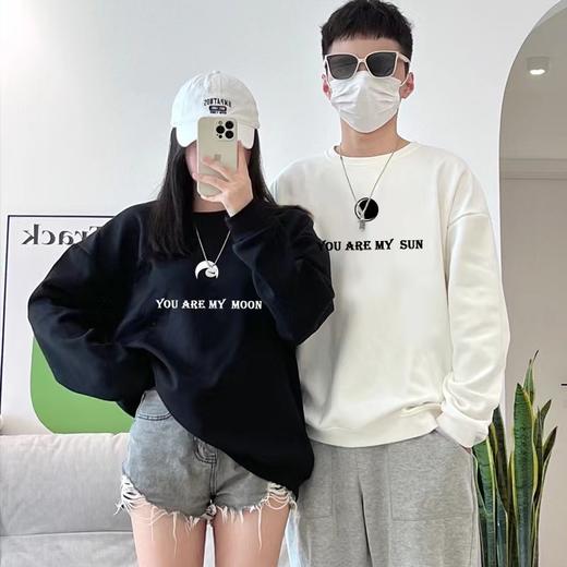 【爆款捡漏】【YW】无忧购”早春预售款“情侣圆领毛圈美式潮流印花卫衣（早春预售款年后发货)25年清仓捡漏 商品图3