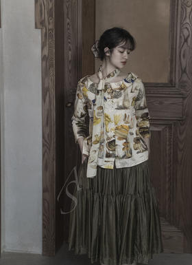 Paul Harnden 蘑菇印花彼得潘领衬衫