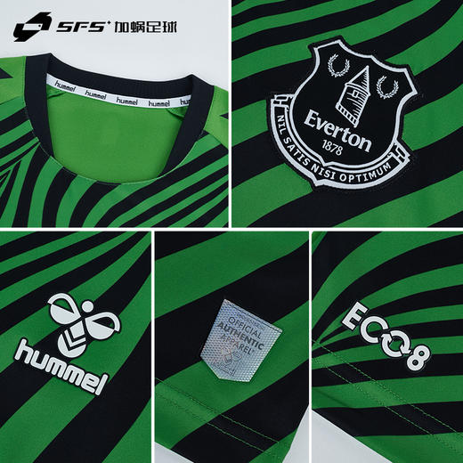 【含字章】SFS Hummel 22/23埃弗顿主场球员版门将服球衣皮克福德足球服 商品图3