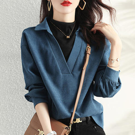 裁缝学苑AQ148拼接假两件衬衫纸样女装新款内搭打底上衣服装打板 商品图3