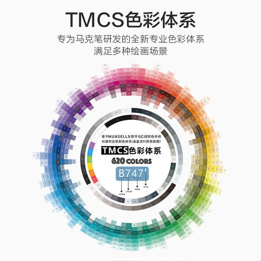 touchmark T3酒精油性马克笔 深蓝布袋款 商品图2