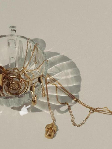 OKRA | Coral hoops 珊瑚 22mm [耳环] 商品图2