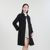 谜底单排扣长款风衣女23春新款简约纯色通勤外套配腰带231ME0140 商品缩略图1