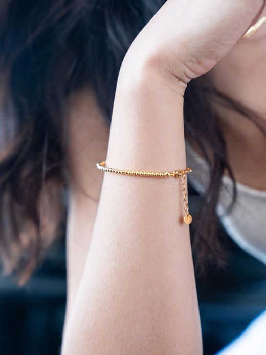 CAPSULE | Clouds beads bracelet [ 金色串珠手链 ] 商品图2