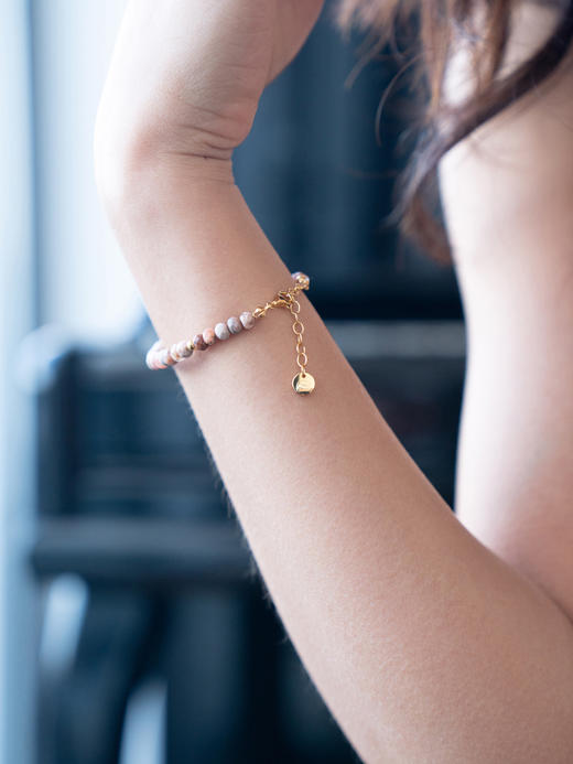 CAPSULE | Clouds Bracelet – Rhodochrosite  [ 红纹石 单层原石串珠手链 ] 商品图2