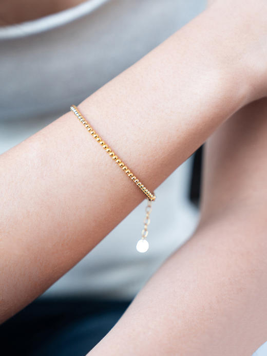 CAPSULE | Clouds beads bracelet [ 金色串珠手链 ] 商品图1