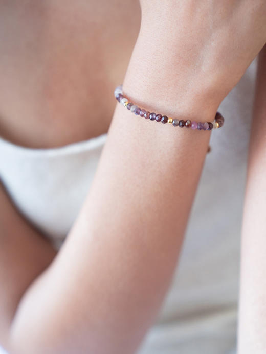 CAPSULE | Clouds Bracelet – Spinel [ 尖晶石 单层原石串珠手链 ] 商品图0