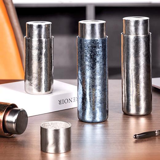 飞剑臻烁真空保温杯磁吸盖双层钛焖茶杯带茶隔便捷泡茶杯养生钛水杯300ml/450ml 商品图2