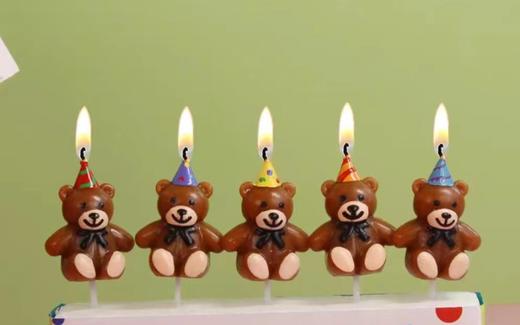 派对小熊蜡烛 商品图0