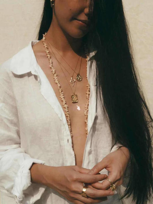 OKRA | Ancient nautilus pendant 古鹦鹉螺吊坠 [项链 链长] 商品图4