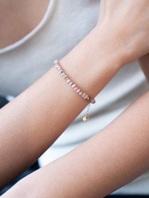 CAPSULE | Clouds Bracelet – Rhodochrosite  [ 红纹石 单层原石串珠手链 ] 商品图0