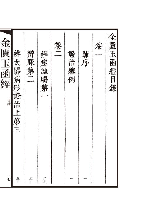 金匱玉函經 國醫典藏影印系列 张仲景张机 著 伤寒杂病论节略本 中医临床经典著作经典古籍影印本 人民卫生出版社9787117339339 商品图3
