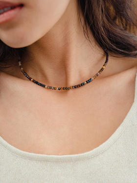 CAPSULE | Clouds Necklace – Pietersite [ 彼得石 原石串珠项链 ]