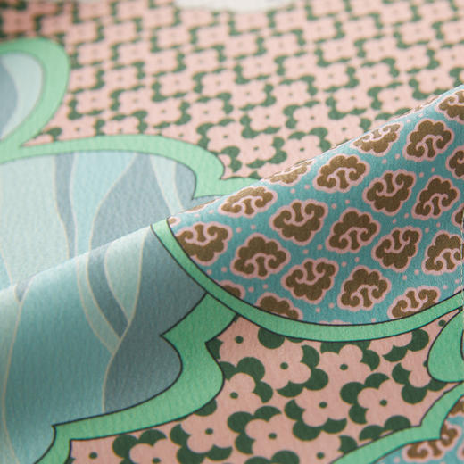 谜底前开叉半身裙女2023春季新款主题花色包臀裙中长裙231MB0164 商品图3