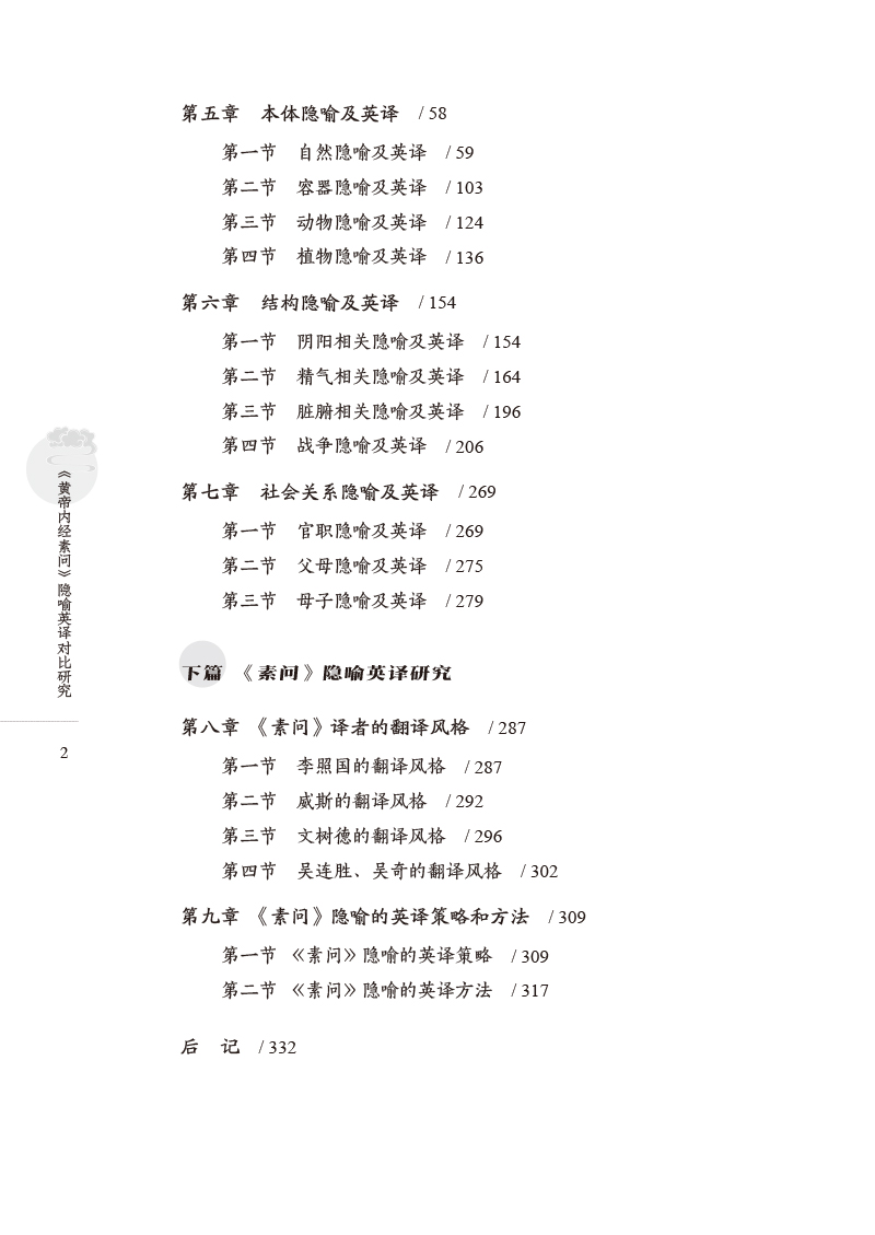 目录9787513278126《黄帝内经素问》隐喻英译对比研究2.jpg