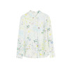 谜底印花衬衫女2023春款复古文艺宽松百搭花色衬衣长袖231MC0050 商品缩略图4