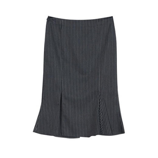 谜底半身裙2023春季新款复古条纹修身包臀裙中长鱼尾裙231MB0103 商品图4