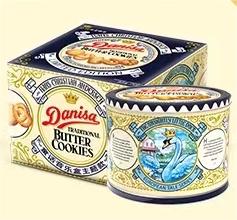 皇冠 • 丹麦曲奇天鹅音乐盒礼盒装576g 商品图0