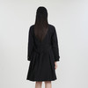 谜底单排扣长款风衣女23春新款简约纯色通勤外套配腰带231ME0140 商品缩略图2