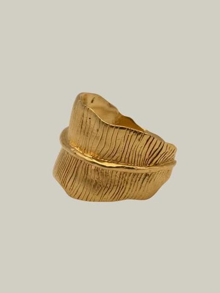 OKRA | Banana leaf Ring 香蕉叶  [开口戒指] 商品图5