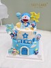 1027CAKE| 蓝色系 哆啦A梦主题 双层 商品缩略图1