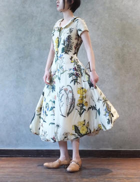 Paul Harnden水滴领拉链丝质连衣裙