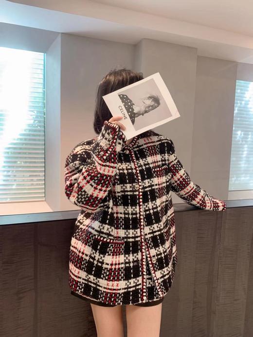 粗花呢双排口袋小香风外套 商品图0