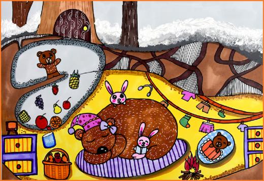 《树洞里的小动物》【自动发货：下单后，点击手机短信中收到的链接，即可获取文件下载的链接；如有任何问题，可添加客服微信hm33268获得帮助】 商品图0