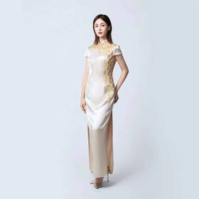 蔓楼兰/LOMELL羽梦艺彩旗袍