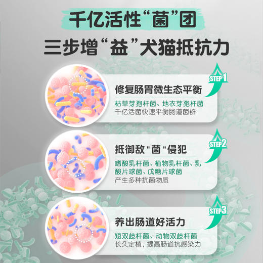 千亿益生菌宠物益生菌天花板每袋含千亿活性有益菌 4g/袋*14袋/罐 商品图5